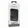 NETMAK CARGADOR PORTABLE 5000MAH MICRO/TIPO C NEGRO NM-PB3