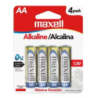 Pilas alcalinas blister x4 AAA - Maxell