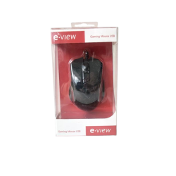 E-VIEW MOUSE GAMING GOMA USB LD369B-R