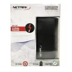 Cargador Notebook NETMAK 90WNM-1287 Universal