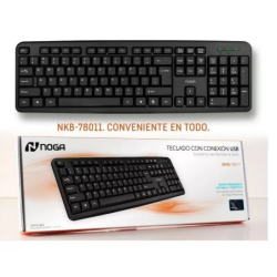 Teclado Noganet Nkb-78011 Qwerty Español