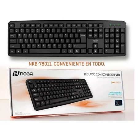 Teclado Noganet Nkb-78011 Qwerty Español