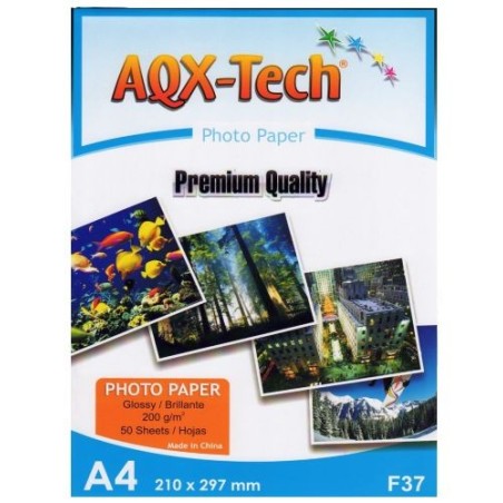 Papel fotográfico brillante A4 de 180gr por 100 hojas