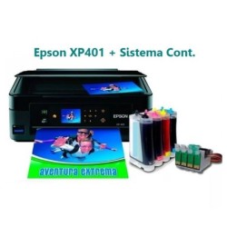 Impresora Multif. Epson Xp401 con Sistema Continuo (usada)