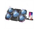 Base Refrigeradora RGB de 5 Ventiladores para Notebook - Kolke