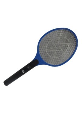 Raqueta mata mosquitos mediante descarga electrica