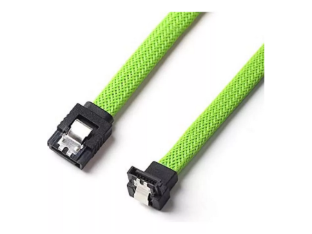 Cable Sata 3 Datos 6gbps 80cm Ssd Hdd Dvd Traba Metálica