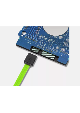 Cable Sata 3 Datos 6gbps 80cm Ssd Hdd Dvd Traba Metálica