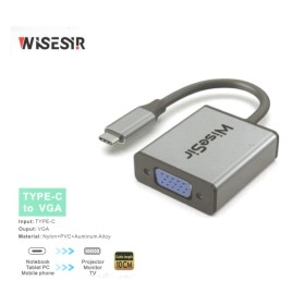 Conversor de Usb C a Vga Wisesir