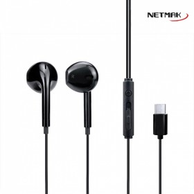 AURICULAR NETMAK NM-UR90 TIPO C IN EAR