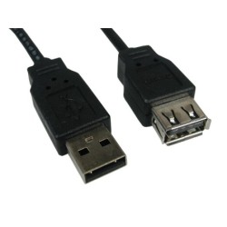 Cable usb macho a hembra