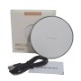 Cargador iPhone Samsung Huawei Inalambrico 15w Carga Rápida Color Blanco