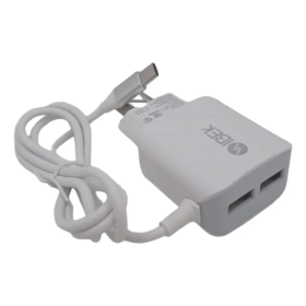 Cargador Tipo C 3.8a Ibek 2usb IB-3803