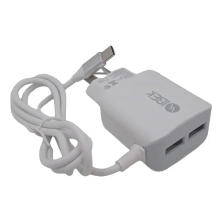 Cargador Tipo C 3.8a Ibek 2usb IB-3803