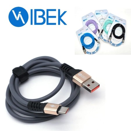 CABLE USB A USB TIPO C 5.1A IBEK IK-6154 Carga rápida, 1.5mts