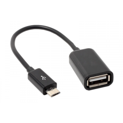 Adaptador OTG para celular microUSB