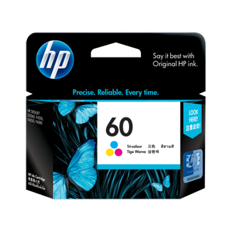 Cartucho original HP 60 color