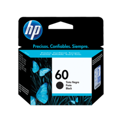 Cartucho original HP 60 negro