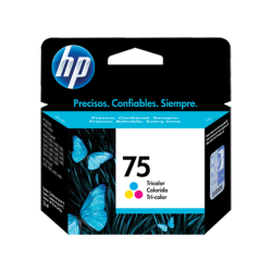 Cartucho HP 75 original de media carga
