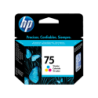 Cartucho HP 75 original de media carga