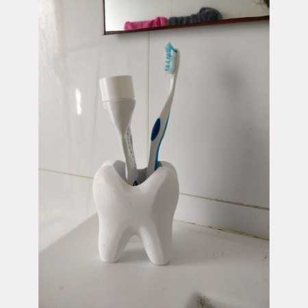 TotalCompu - Informática & Compliance.Portacepillos y Portapasta con forma de Muela - Impresion 3D$&nbsp;8.000Organización y Almacenamiento