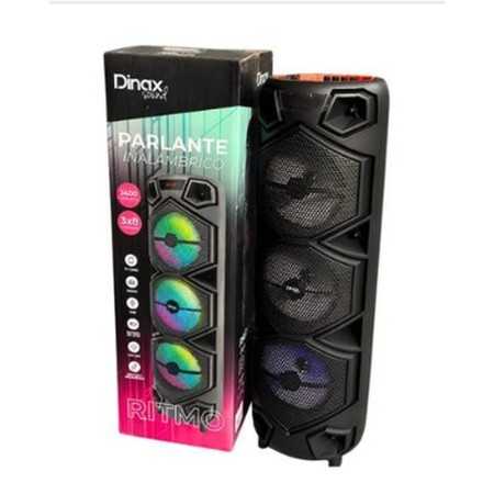 TotalCompu - Informática & Compliance.Parlante Inalambrico Dinax Ritmo 3x8 pulgadas (2400W, RGB)$&nbsp;138.000Parlantes y Auriculares