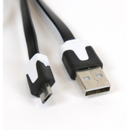 cable plano microUSB a USB