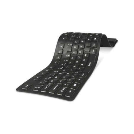 Teclado Noganet Flexible NKB-76 Usb Negro