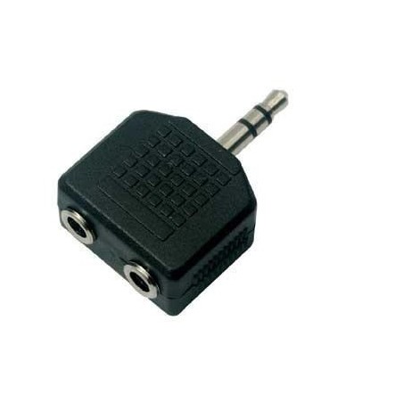 Adaptador Miniplug 3.5mm a 2 miniplug 3.5mm Nm-c28