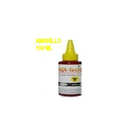Tinta AQX tech para BROTHER de 100cc -
Color Amarillo