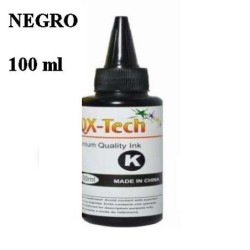 Tinta AQX Tech EPSON de 100cc - Color Negro