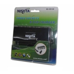 CARGADOR HUB NISUTA 12V/24V a USB NSCO13U