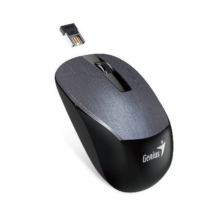 MOUSE GENIUS INALAMBRICO BLUE EYE GRAY NX-7015