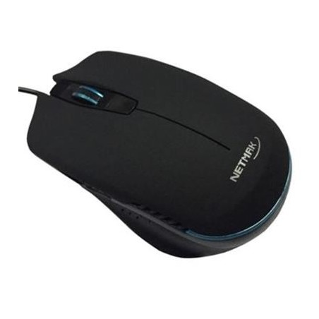 NETMAK MOUSE USB 1000 DPI BLACK NM-M17