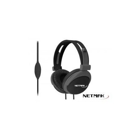 NETMAK AURICULAR PLEGABLE BK&GREY NM-903
