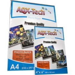 Resma papel fotográfico brillante 230gr por 50 hojas