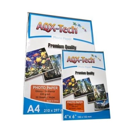 Resma papel fotográfico brillante 230gr por 50 hojas