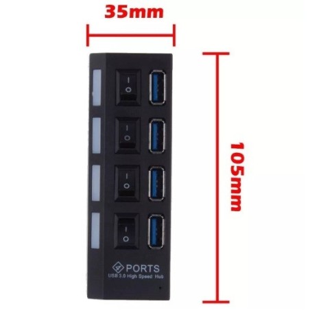 TotalCompu - Informática & Compliance.Hub USB 4 Puertos
2.0 con tecla de corte en Cada Usb$ 3.379,00Accesorios para Notebooks