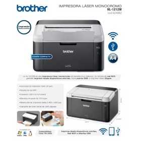 IMPRESORA LASER BROTHER HL-1212W + toner extra