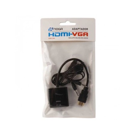 Cable Conversor Hdmi A Vga Video Incluye Cable Audio Y Usb