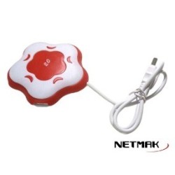 Hub Usb 2.0 Esferico Netmak Nm-ac06