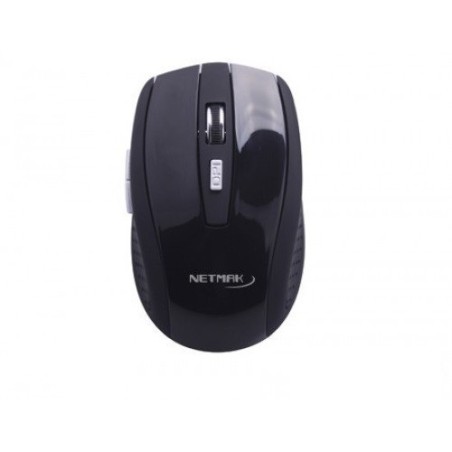 MOUSE WIRELESS NETMAK BLACK 1600DP NM-MW68