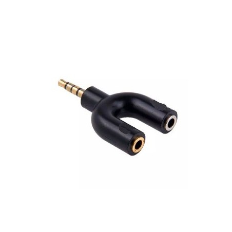 Adaptador Jack 3.5mm Macho A 2 Jack 3.5mm Hembra para PS2/PS3