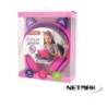 Auricular KIDS Orejas Gato Luminosas c/ Prot. de Vol. NM-K786