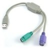 Adaptador 2 puertos PS2 a USB