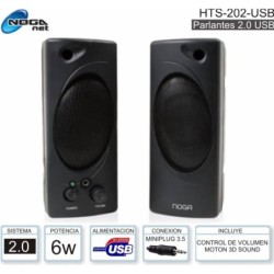 Parlante 2.0 Noga HTS-202