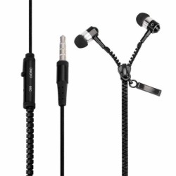 Auricular In Ear NOGA Ng-803 Cierre Zipper Manos Libres Microfono
