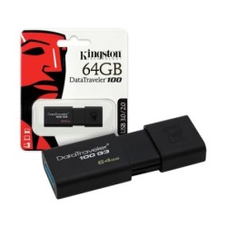 PENDRIVE KINGSTON 64GB DT100 G3 DATATRAVELER USB 3.0