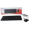 E-VIEW TECLADO Y MOUSE USB LD108+LD336