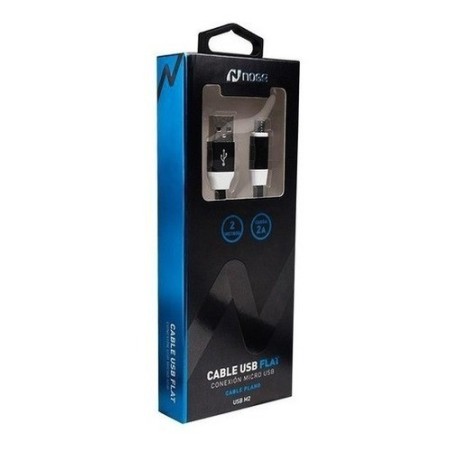 Cable Usb Flat Noga A MicroUsb Resistente 2 Metros 2a